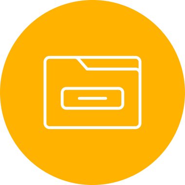 dosya dizini simgesi, vektör illüstrasyonu basit tasarım