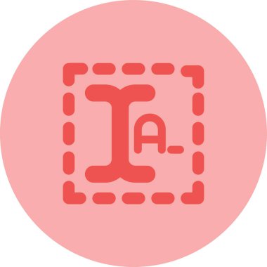 Tip simgesinin basit web illüstrasyonu