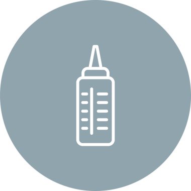 Kablo Çekme Kayganlaştırıcı simgesi, vektör illüstrasyonu  