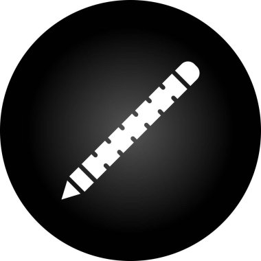 Kalem. Web simgesi basit illüstrasyon