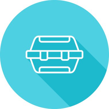 Alet çantası. Web simgesi basit tasarım 