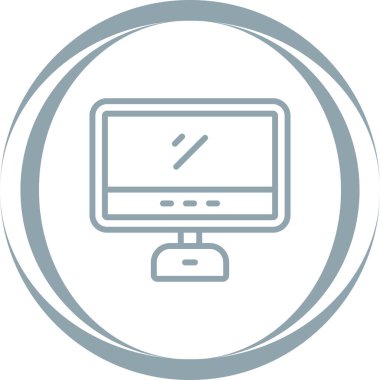 masaüstü web simgesi vektör çizimi