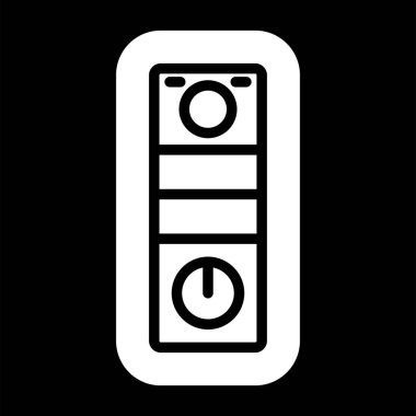 masaüstü web simgesi vektör çizimi