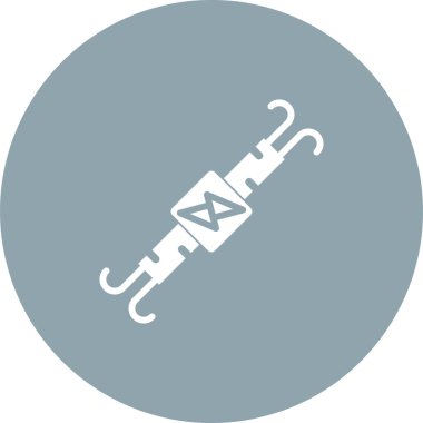 Kablolar ağ simgesi vektör çizimi 