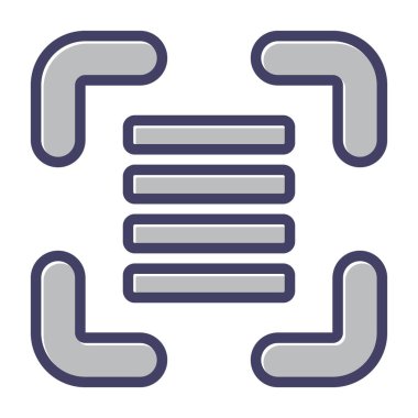 Beyaz arkaplanda haklı gösterilmiş simge izole edildi