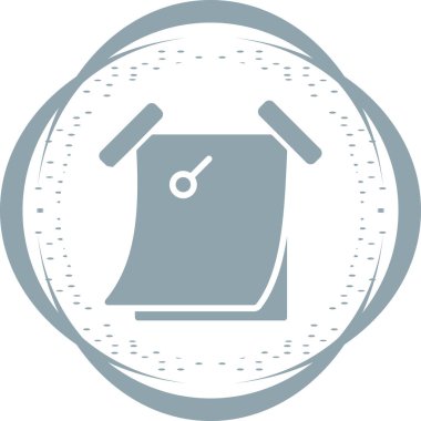 Yapışkan Not simgesi, vektör illüstrasyonu basit tasarım