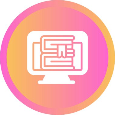 Bilgisayar web simge vektör çizim