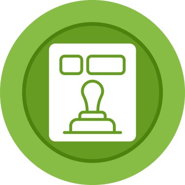 Modern Pul Aracı simgesinin vektör çizimi   