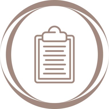 Pano simgesi, vektör illüstrasyonu basit tasarım