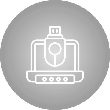 usb simgesi, web tasarımı için illüstrasyon