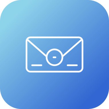 zarf simgesi, web basit illüstrasyon