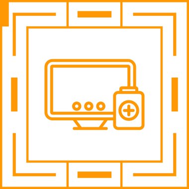 Bakım. Web simgesi basit tasarım