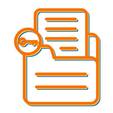 Web simgesini aç, basit vektör illüstrasyonuName