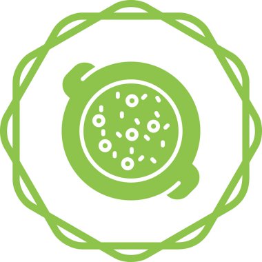 Güveç. Web simgesi basit illüstrasyon