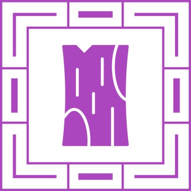 Tahta. Web simgesi basit illüstrasyon