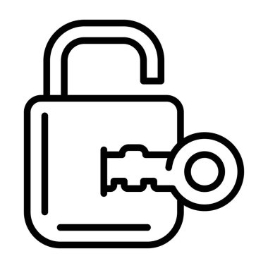 Web simgesi, vektör illüstrasyonu açılıyor  