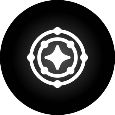 Yıldız simgesinin vektör illüstrasyonu