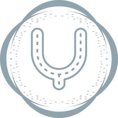 Küf modern simgesi beyaz arkaplanda izole 