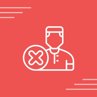 user icon, vector illustration simple design