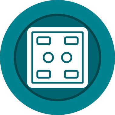 soket simgesi web basit illüstrasyon