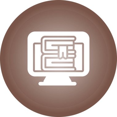 bilgisayar simgesi, vektör illüstrasyonu basit tasarım