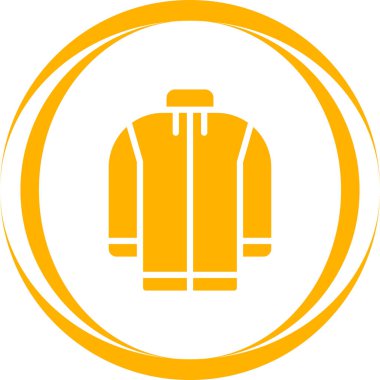 Örtü ceketli web vektör simgesi