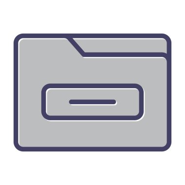 dosya dizini simgesi, vektör illüstrasyonu basit tasarım