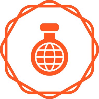 Şişesi web simgesi, vektör çizim