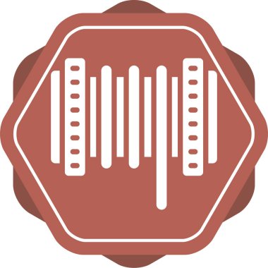 Kablo Roller simgesi, vektör illüstrasyonu