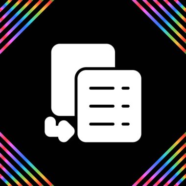 Simge vektör illüstrasyonunu kopyala 