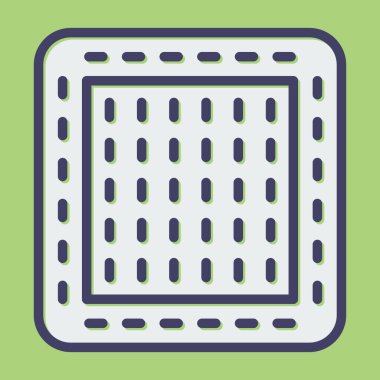 Anakart. Web simgesi basit illüstrasyon