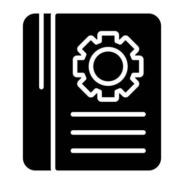 kitap web simgesi, vektör illüstrasyonu 