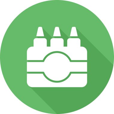 Pastel boyalar web simgesinin vektör illüstrasyonu