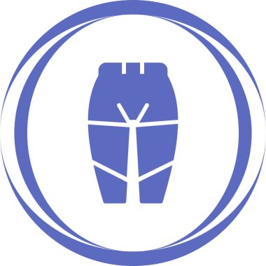 Termal iç çamaşırı simgesi, vektör illüstrasyonu