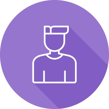 User icon, vector illustration simple design