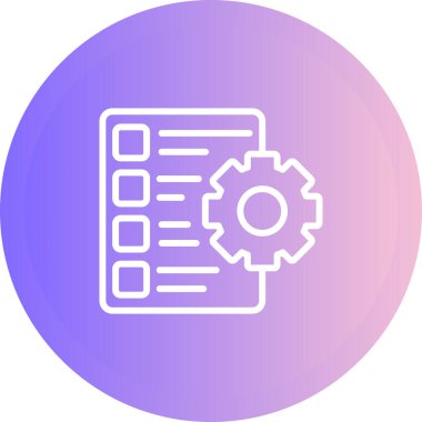 Dosya simgesinin vektör illüstrasyonu 