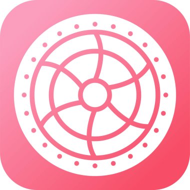 Daha serin ağ simgesi vektör illüstrasyonu