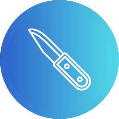 cep çakısı simgesi web illüstrasyonu