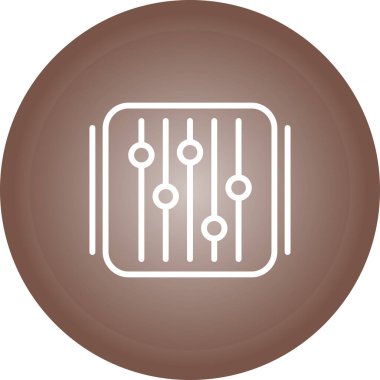 Kaydırma simgesi, beyaz arkaplanda izole edilmiş web simgesi 