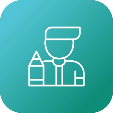 Tasarımcı web simgesi vektör illüstrasyonu