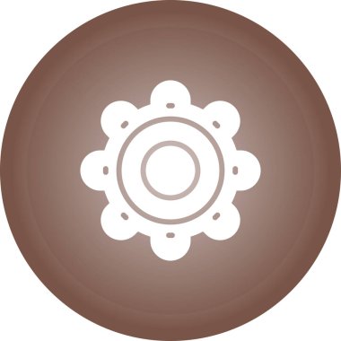 Ayarları satırı simgesi, vektör çizim 