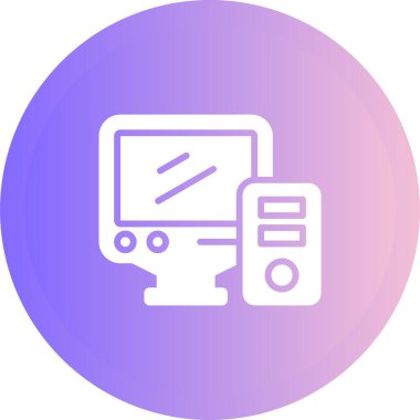 masaüstü web simgesi vektör çizimi