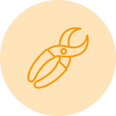 Uç Uç simgesinin vektör illüstrasyonu