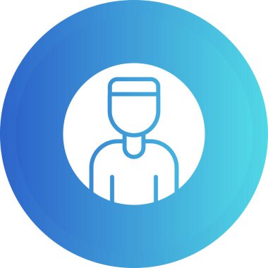 kullanıcı avatar simgesi vektör çizimi