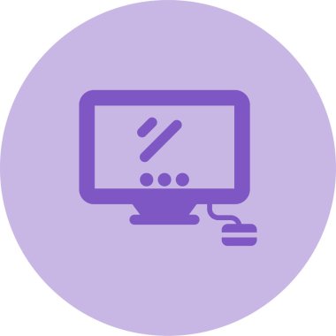 masaüstü web simgesi vektör çizimi