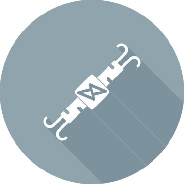 Kablolar ağ simgesi vektör çizimi 