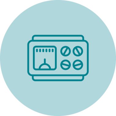 Voltaj Dengeleyici ağ ikonu vektör çizimi