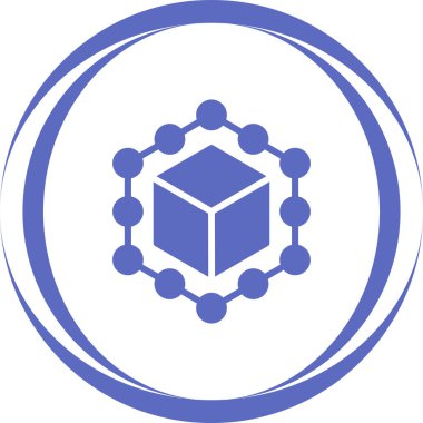 Tedarik zinciri yönetim web simgesi vektör illüstrasyonuName