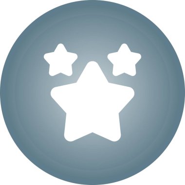 Yıldız simgesinin vektör illüstrasyonu