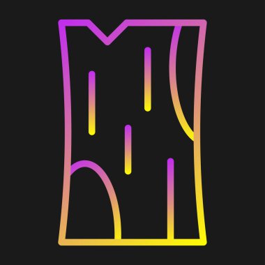 Tahta. Web simgesi basit illüstrasyon